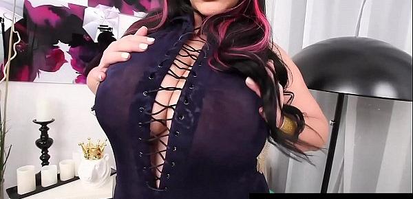  Latina BBW Angelina Castro Rubs Her Plump Pussy & Big Boobs!